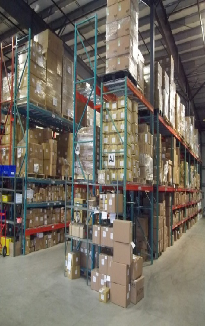 Keltic Transportation warehouse and storage shelving